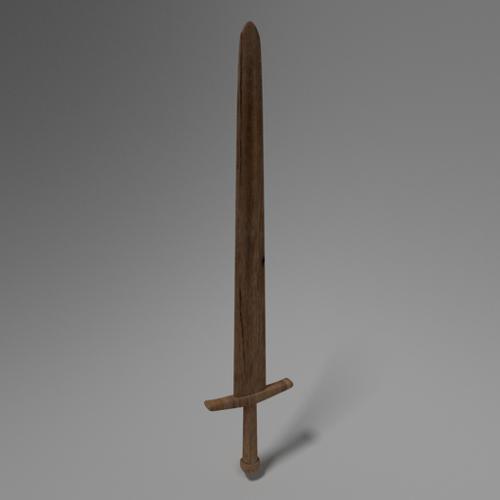 Wooden Training Sword preview image